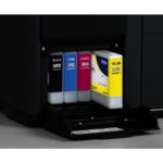 Inktcartridges in de Epson C7500 kleuren labelprinter