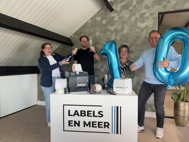 Labels en Meer - 10 jaar - team