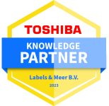 Embleem Toshiba Knowledge Partner CMYK_Labels en Meer BV